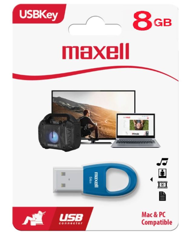 Memoria USB KEY 8GB - Turquesa