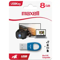 MAXELL - Memoria USB KEY 8GB - Turquesa