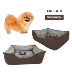 GENERICO - Cama para Perro Marron Talla S