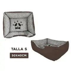 GENERICO - Cama Básica de Invierno Mascota Marron Talla S