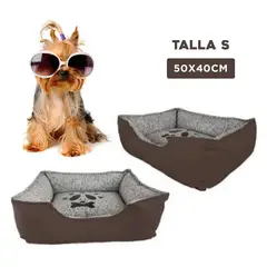 GENERICO - Cama Invierno Mascota Marron Talla S