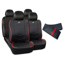 MOMO - Kit Cubre Asientos PVC 10 piezas + Cubrevolante