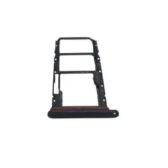 GENERICO - Repuesto Bandeja SIM Micro SD MOTO G22 - NEGRO.