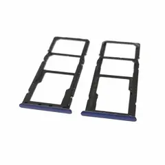 GENERICO - Repuesto Bandeja SIM Micro SD REALME 7 PRO - AZUL.