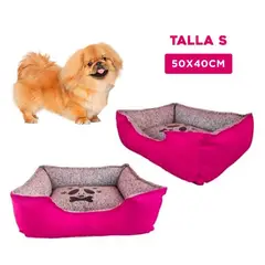 GENERICO - Cama para Perro Fucsia Talla S