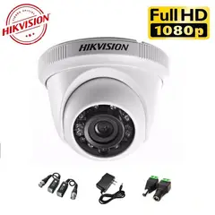 HIKVISION - Cámara Domo Interior FullHD IR 20m con accesorios
