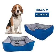 GENERICO - Cama Invierno Pet Azul Talla M