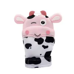 GENERICO - Guante mordedor vaquita rosado para bebe