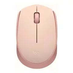 LOGITECH - M170 Mouse Ambidiestro Inalámbrico 24GHZ USB - Rosado