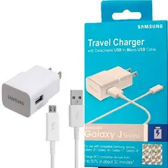 SAMSUNG - Cargador Cable para J3 J5 J7 155A Blanco