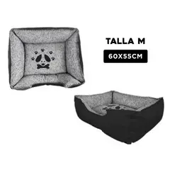 GENERICO - Cama para Gato Rectangular Negro Talla M