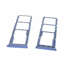 GENERICO - Repuesto Bandeja SIM Micro SD SAMSUNG GALAXY M12 - AZUL.