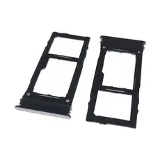 GENERICO - Repuesto Bandeja SIM Micro SD SAMSUNG A52S 5G - NEGRO.