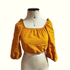 NEBULA - Blusa Tailor - Nébula - Mostaza