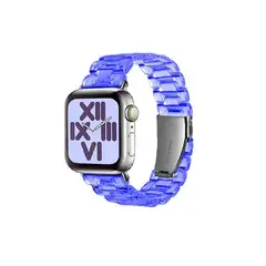 GENERICO - Correas Acrilicas Para Applewatch 42/44/45/49mm - Azul