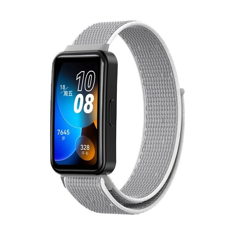 Correa Nylon para HUAWEI BAND 8 - B/Plomo