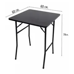 ATAHUALPA - ESCRITORIO PLEGABLE 60X60-NEGRO