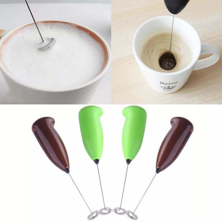 Mini Batidora Espumadora Manual Pilas 2Aa