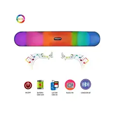 MICRONICS - Parlante en barra RGB Luxor