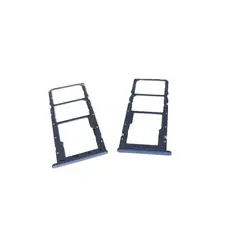 GENERICO - Repuesto Bandeja SIM Micro SD SAMSUNG A20S - AZUL.