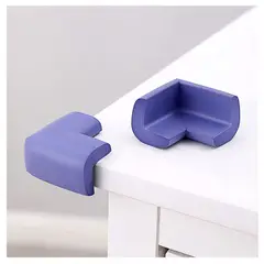 GENERICO - Protectores de Esquina Mesa Muebles de Seguridad Niños Azul