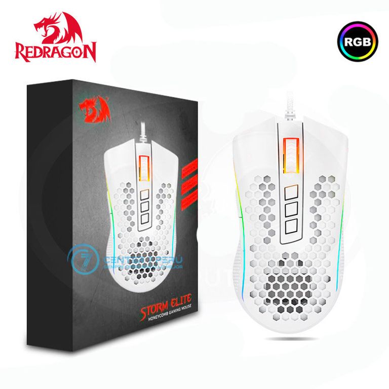 Mouse STORM ELITE M988W-RGB WHITE