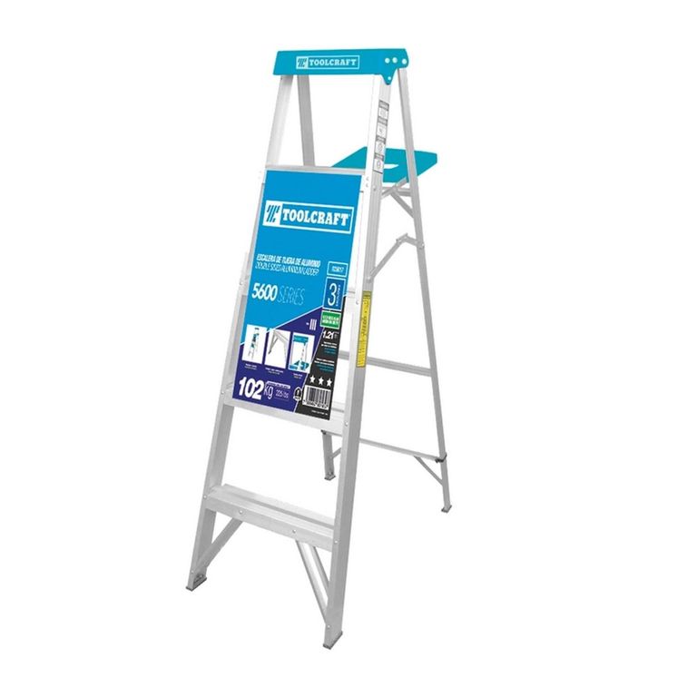 Escalera Tijera de Aluminio Tipo III 4 Escalones TC5616