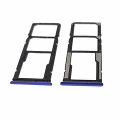 GENERICO - Repuesto Bandeja SIM Micro SD XIAOMI POCO M3 - AZUL.