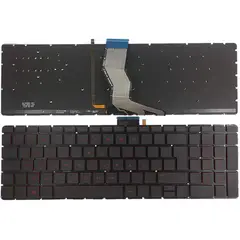 GENERICO - Teclado para Laptop HP OMEN 15-AX016TX Retroiluminado