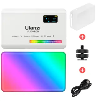 ULANZI - VL120 Luz Led RGB Blanca Con Difusor Para Fotografía y Video