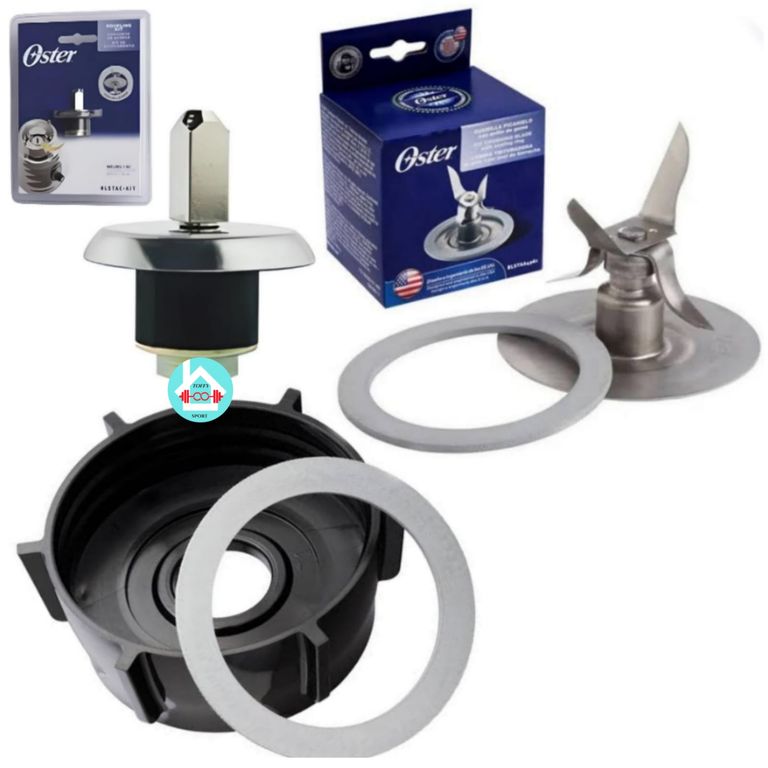 Kit cuchilla de 4 aspas y rosca +pin acople