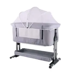 BABYKISS - CUNA COLECHO PRISMA CON 6 NIVELES DE ALTURA Y MECEDORA