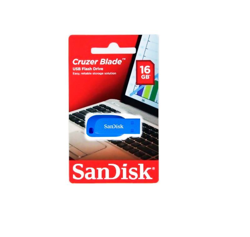 Memoria Usb Cruzer Blade 16GB - Celeste