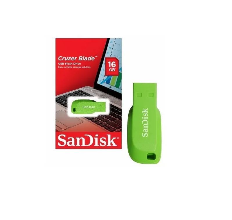 Memoria Usb Cruzer Blade 16GB - Verde