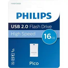 PHILIPS - Memoria USB 16 Gb 2.0 Flash Drive High Speed -Pico