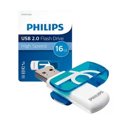 PHILIPS - Memoria USB 16 Gb 2.0 Flash Drive High Speed - Vivid