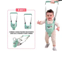 BABY - Arnes para Caminar 3 en 1 para Bebés VERDE