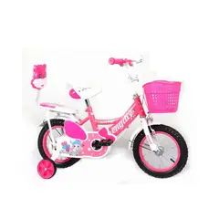 GENERICO - Bicicleta Para Niña Infantil Kids Aro 12 Doble Asiento Fucsi
