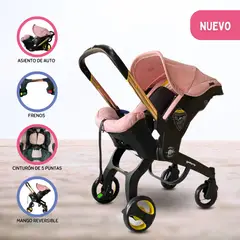 DOUX BEBE - Coche Portabebé 2 en 1 ''DONNA'' Pink