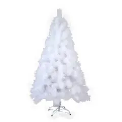 GENERICO - Árbol de navidad pino semi coposo 1 50 mt blanco