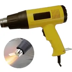 GENERICO - Pistola de Calor 2000Watts Multiples Uso Bricolaje Compacto