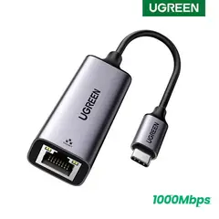 UGREEN - Adaptador USB-C a Ethernet RJ45 MacBook Laptop Chromebook