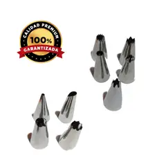 GENERICO - Manga Pastelera 9 Boquillas