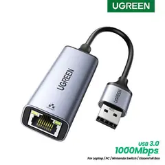 UGREEN - Adaptador USB 3.0 Ethernet RJ45 Nintendo Switch Windows macOS