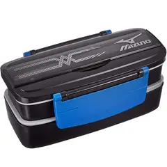 SKATERS - Lonchera de dos niveles 900ml Negro y Azul SKATER Japón