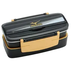 SKATERS - Lonchera de dos niveles 900ml Negro y Beige SKATER Japón