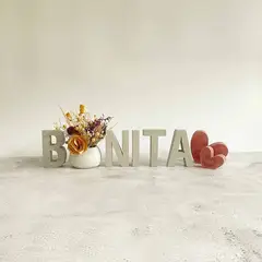 MADAME CIMENT - SET DE LETRAS BONITA L -