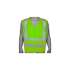 GENERICO - CHALECO DE ALTA VICIBILIDAD RFX VERDE 4 BANDAS