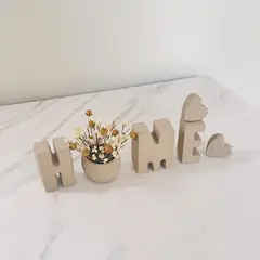 MADAME CIMENT - SET DE LETRAS HOME NUDE 5CM -