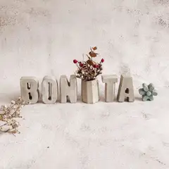 MADAME CIMENT - SET DE LETRAS BONITA 5CM -